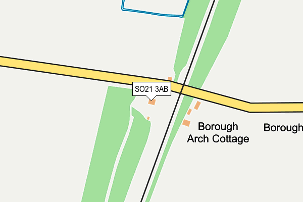 SO21 3AB map - OS OpenMap – Local (Ordnance Survey) SO21 3AB map - OS OpenMap – Local (Ordnance Survey)