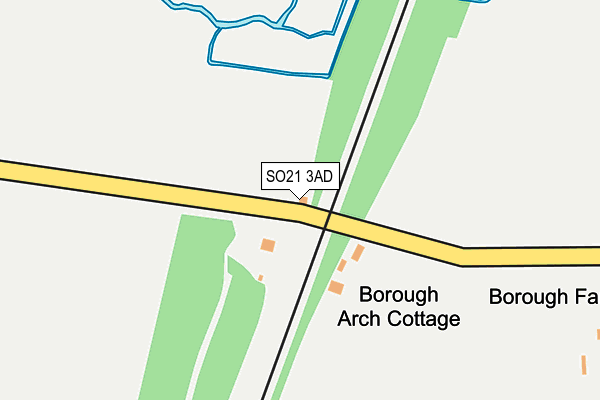 SO21 3AD map - OS OpenMap – Local (Ordnance Survey) SO21 3AD map - OS OpenMap – Local (Ordnance Survey)