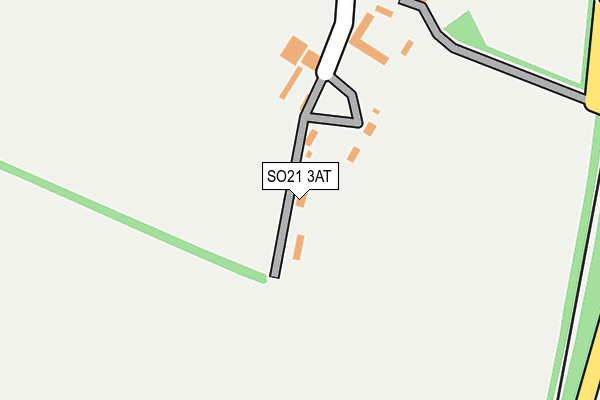 SO21 3AT map - OS OpenMap – Local (Ordnance Survey) SO21 3AT map - OS OpenMap – Local (Ordnance Survey)