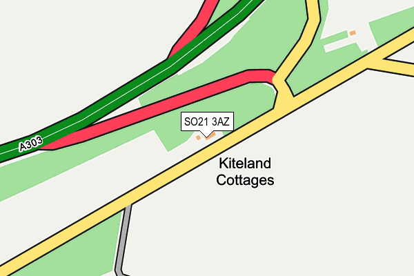 SO21 3AZ map - OS OpenMap – Local (Ordnance Survey) SO21 3AZ map - OS OpenMap – Local (Ordnance Survey)