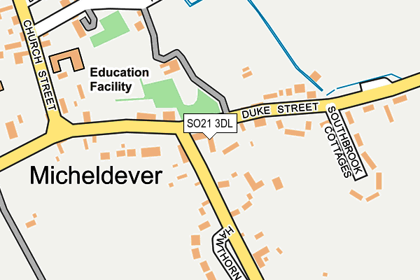 SO21 3DL map - OS OpenMap – Local (Ordnance Survey) SO21 3DL map - OS OpenMap – Local (Ordnance Survey)