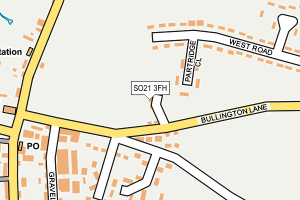 SO21 3FH map - OS OpenMap – Local (Ordnance Survey) SO21 3FH map - OS OpenMap – Local (Ordnance Survey)