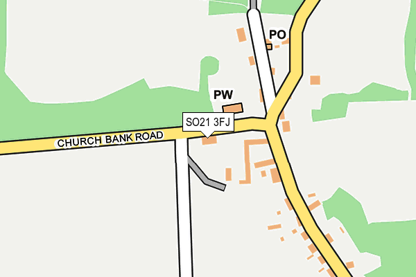 SO21 3FJ map - OS OpenMap – Local (Ordnance Survey) SO21 3FJ map - OS OpenMap – Local (Ordnance Survey)