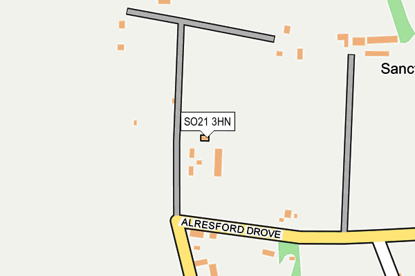 SO21 3HN map - OS OpenMap – Local (Ordnance Survey) SO21 3HN map - OS OpenMap – Local (Ordnance Survey)
