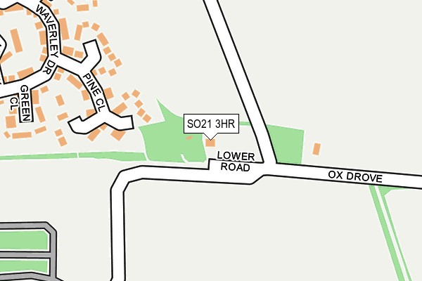 SO21 3HR map - OS OpenMap – Local (Ordnance Survey) SO21 3HR map - OS OpenMap – Local (Ordnance Survey)