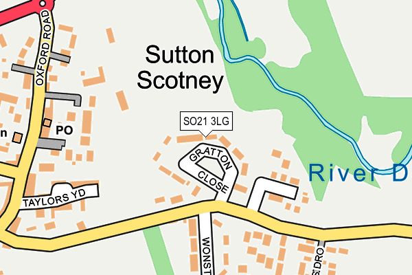 SO21 3LG map - OS OpenMap – Local (Ordnance Survey) SO21 3LG map - OS OpenMap – Local (Ordnance Survey)