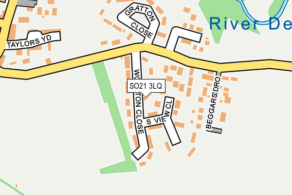 SO21 3LQ map - OS OpenMap – Local (Ordnance Survey) SO21 3LQ map - OS OpenMap – Local (Ordnance Survey)