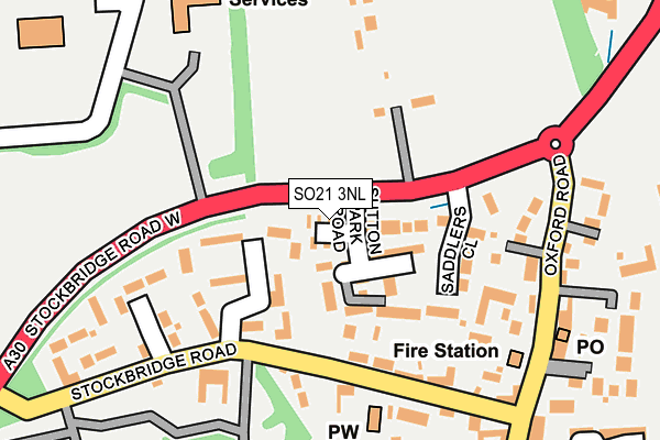 SO21 3NL map - OS OpenMap – Local (Ordnance Survey) SO21 3NL map - OS OpenMap – Local (Ordnance Survey)