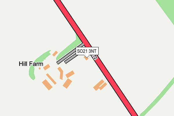 SO21 3NT map - OS OpenMap – Local (Ordnance Survey) SO21 3NT map - OS OpenMap – Local (Ordnance Survey)