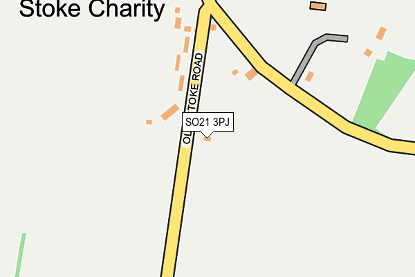 SO21 3PJ map - OS OpenMap – Local (Ordnance Survey) SO21 3PJ map - OS OpenMap – Local (Ordnance Survey)