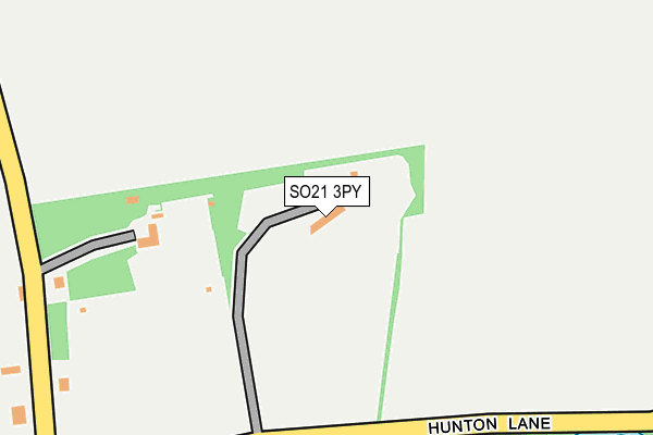 SO21 3PY map - OS OpenMap – Local (Ordnance Survey) SO21 3PY map - OS OpenMap – Local (Ordnance Survey)