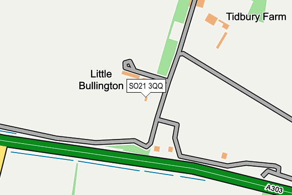 SO21 3QQ map - OS OpenMap – Local (Ordnance Survey) SO21 3QQ map - OS OpenMap – Local (Ordnance Survey)