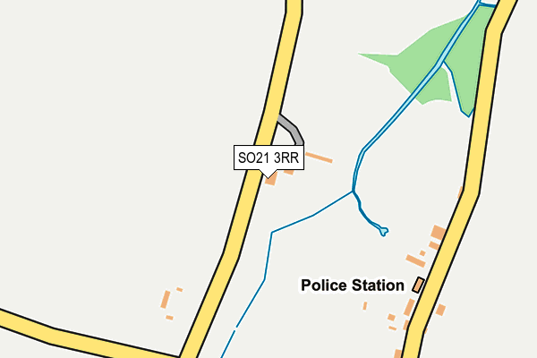 SO21 3RR map - OS OpenMap – Local (Ordnance Survey) SO21 3RR map - OS OpenMap – Local (Ordnance Survey)