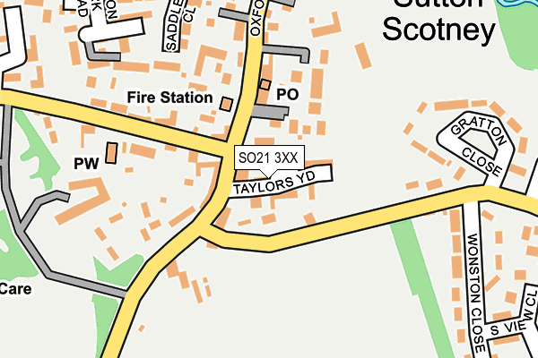 SO21 3XX map - OS OpenMap – Local (Ordnance Survey) SO21 3XX map - OS OpenMap – Local (Ordnance Survey)