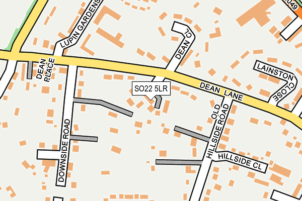 SO22 5LR map - OS OpenMap – Local (Ordnance Survey) SO22 5LR map - OS OpenMap – Local (Ordnance Survey)