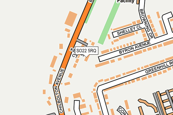 SO22 5RQ map - OS OpenMap – Local (Ordnance Survey) SO22 5RQ map - OS OpenMap – Local (Ordnance Survey)
