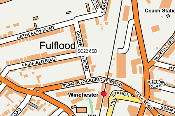 SO22 6SD map - OS OpenMap – Local (Ordnance Survey) SO22 6SD map - OS OpenMap – Local (Ordnance Survey)