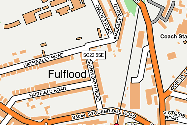 SO22 6SE map - OS OpenMap – Local (Ordnance Survey) SO22 6SE map - OS OpenMap – Local (Ordnance Survey)