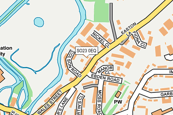 SO23 0EQ map - OS OpenMap – Local (Ordnance Survey) SO23 0EQ map - OS OpenMap – Local (Ordnance Survey)