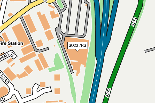 SO23 7RS map - OS OpenMap – Local (Ordnance Survey) SO23 7RS map - OS OpenMap – Local (Ordnance Survey)