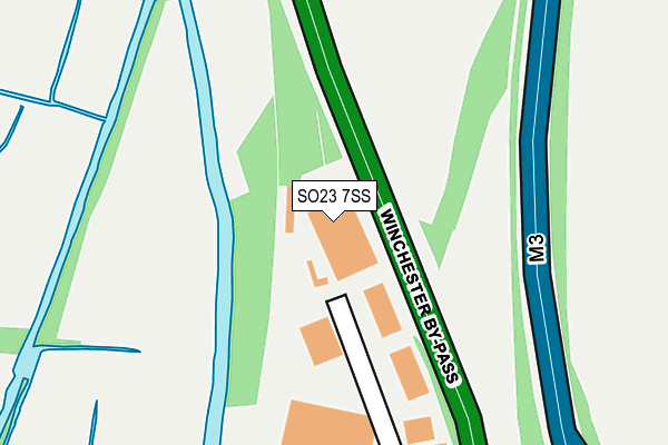 SO23 7SS map - OS OpenMap – Local (Ordnance Survey) SO23 7SS map - OS OpenMap – Local (Ordnance Survey)
