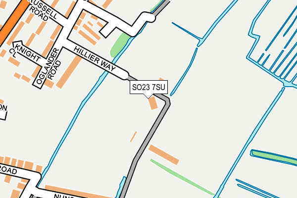 SO23 7SU map - OS OpenMap – Local (Ordnance Survey) SO23 7SU map - OS OpenMap – Local (Ordnance Survey)