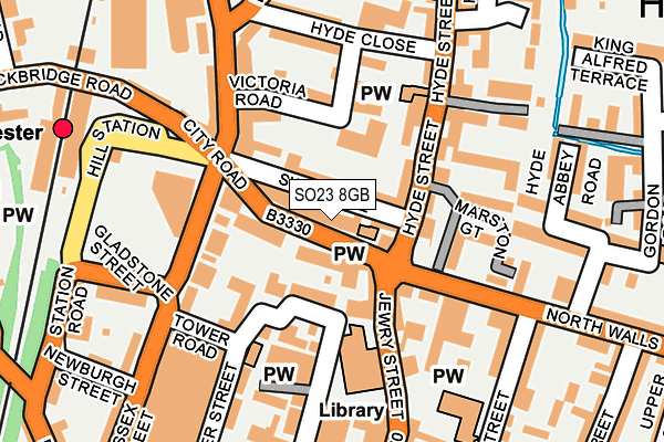 SO23 8GB map - OS OpenMap – Local (Ordnance Survey) SO23 8GB map - OS OpenMap – Local (Ordnance Survey)