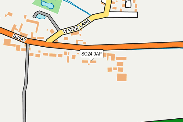 SO24 0AP map - OS OpenMap – Local (Ordnance Survey) SO24 0AP map - OS OpenMap – Local (Ordnance Survey)
