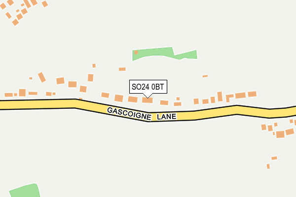 SO24 0BT map - OS OpenMap – Local (Ordnance Survey) SO24 0BT map - OS OpenMap – Local (Ordnance Survey)