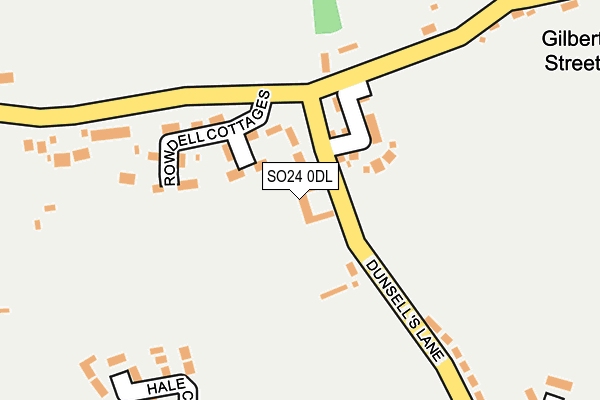 SO24 0DL map - OS OpenMap – Local (Ordnance Survey) SO24 0DL map - OS OpenMap – Local (Ordnance Survey)