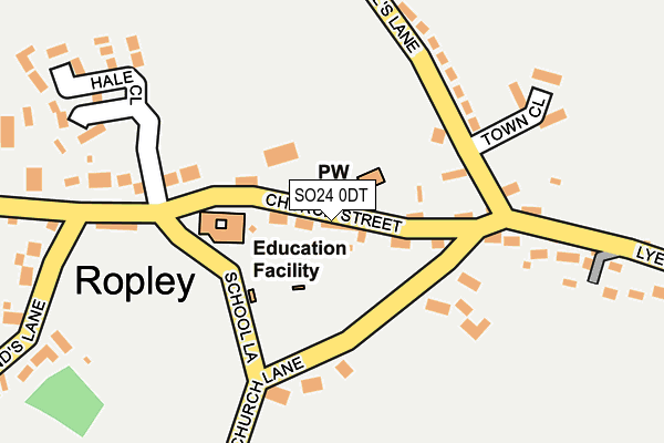 SO24 0DT map - OS OpenMap – Local (Ordnance Survey) SO24 0DT map - OS OpenMap – Local (Ordnance Survey)