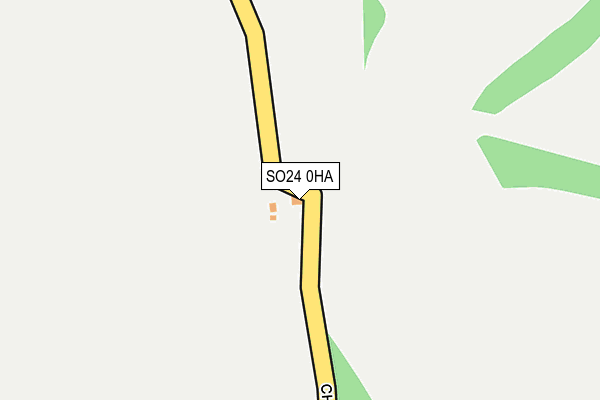 SO24 0HA map - OS OpenMap – Local (Ordnance Survey) SO24 0HA map - OS OpenMap – Local (Ordnance Survey)