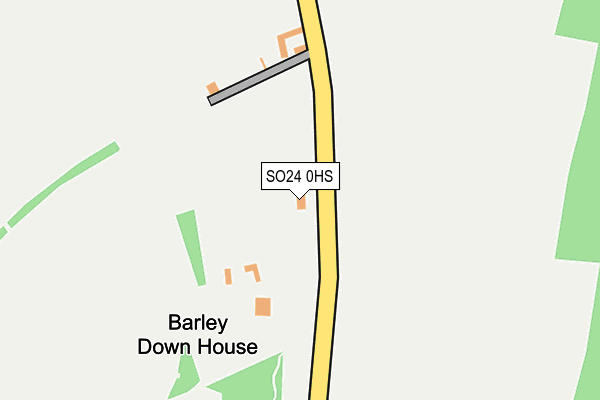SO24 0HS map - OS OpenMap – Local (Ordnance Survey) SO24 0HS map - OS OpenMap – Local (Ordnance Survey)