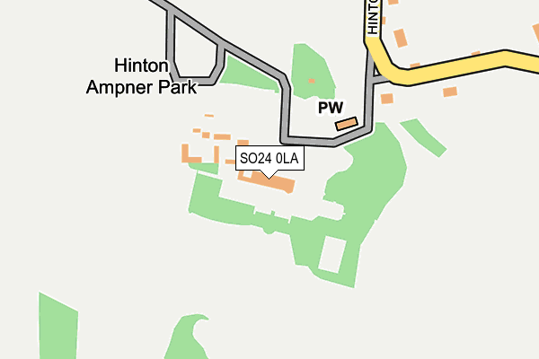 SO24 0LA map - OS OpenMap – Local (Ordnance Survey) SO24 0LA map - OS OpenMap – Local (Ordnance Survey)