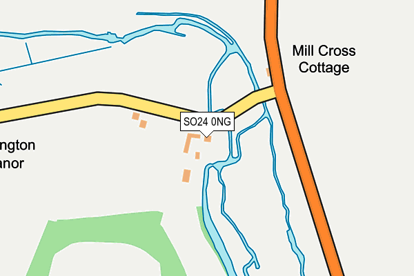 SO24 0NG map - OS OpenMap – Local (Ordnance Survey) SO24 0NG map - OS OpenMap – Local (Ordnance Survey)