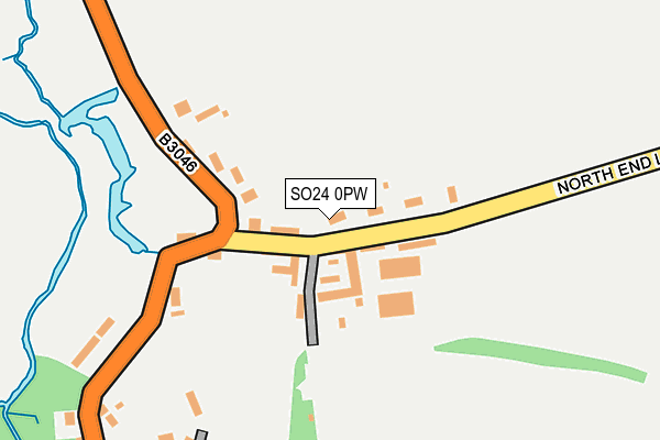 SO24 0PW map - OS OpenMap – Local (Ordnance Survey) SO24 0PW map - OS OpenMap – Local (Ordnance Survey)