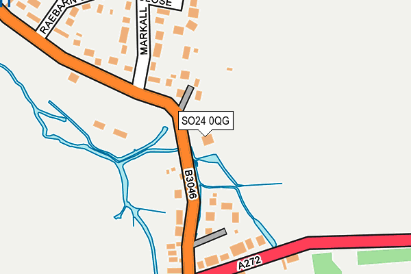 SO24 0QG map - OS OpenMap – Local (Ordnance Survey) SO24 0QG map - OS OpenMap – Local (Ordnance Survey)