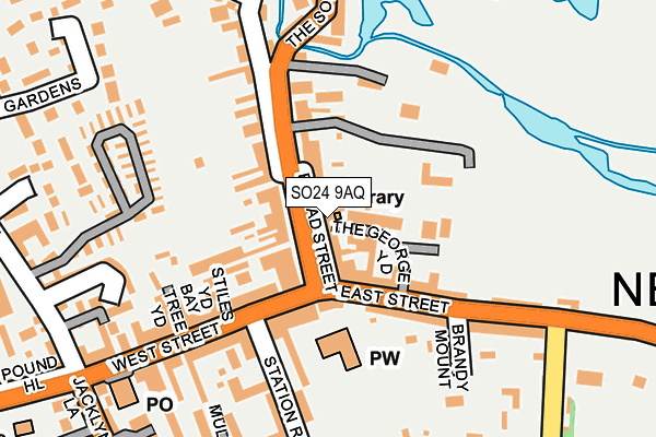 SO24 9AQ map - OS OpenMap – Local (Ordnance Survey) SO24 9AQ map - OS OpenMap – Local (Ordnance Survey)