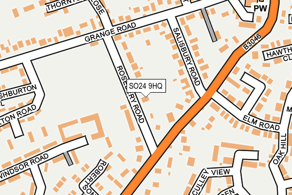 SO24 9HQ map - OS OpenMap – Local (Ordnance Survey) SO24 9HQ map - OS OpenMap – Local (Ordnance Survey)