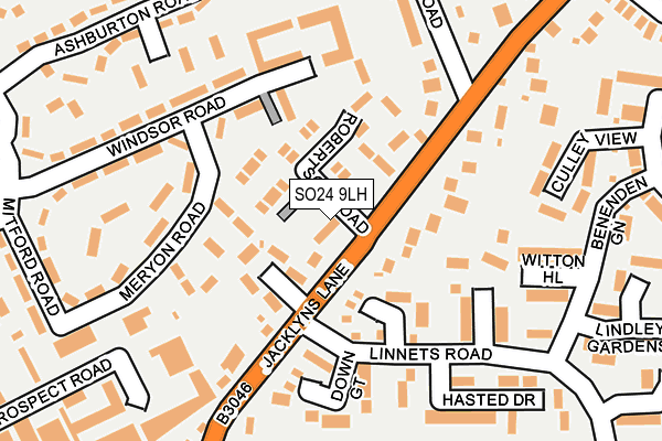 SO24 9LH map - OS OpenMap – Local (Ordnance Survey) SO24 9LH map - OS OpenMap – Local (Ordnance Survey)