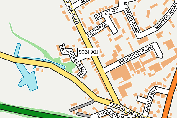 SO24 9QJ map - OS OpenMap – Local (Ordnance Survey) SO24 9QJ map - OS OpenMap – Local (Ordnance Survey)
