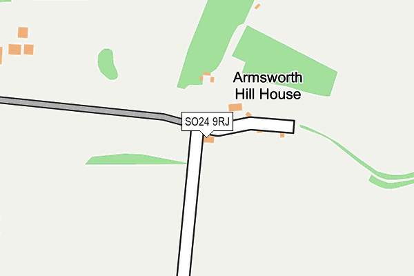 SO24 9RJ map - OS OpenMap – Local (Ordnance Survey) SO24 9RJ map - OS OpenMap – Local (Ordnance Survey)