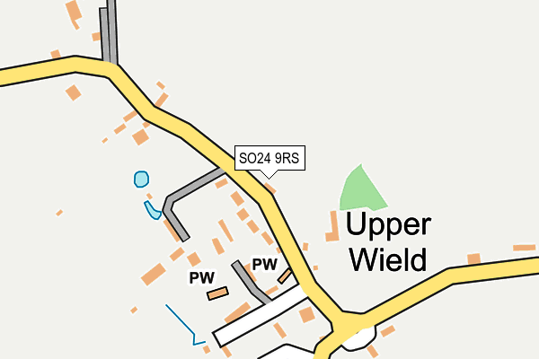 SO24 9RS map - OS OpenMap – Local (Ordnance Survey) SO24 9RS map - OS OpenMap – Local (Ordnance Survey)