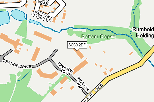 SO30 2DF map - OS OpenMap – Local (Ordnance Survey) SO30 2DF map - OS OpenMap – Local (Ordnance Survey)