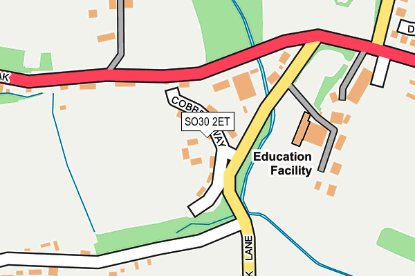 SO30 2ET map - OS OpenMap – Local (Ordnance Survey) SO30 2ET map - OS OpenMap – Local (Ordnance Survey)