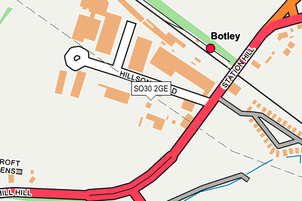 SO30 2GE map - OS OpenMap – Local (Ordnance Survey) SO30 2GE map - OS OpenMap – Local (Ordnance Survey)