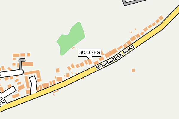 SO30 2HG map - OS OpenMap – Local (Ordnance Survey) SO30 2HG map - OS OpenMap – Local (Ordnance Survey)