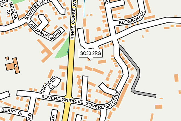 SO30 2RG map - OS OpenMap – Local (Ordnance Survey) SO30 2RG map - OS OpenMap – Local (Ordnance Survey)
