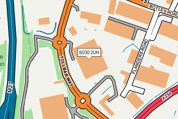SO30 2UH map - OS OpenMap – Local (Ordnance Survey) SO30 2UH map - OS OpenMap – Local (Ordnance Survey)