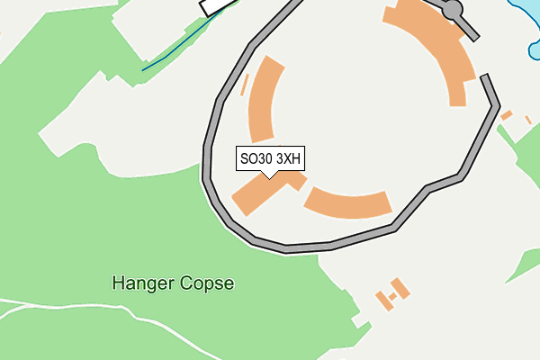 SO30 3XH map - OS OpenMap – Local (Ordnance Survey) SO30 3XH map - OS OpenMap – Local (Ordnance Survey)